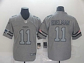 Nike Patriots 11 Julian Edelman 2019 Gray Gridiron Gray Vapor Untouchable Limited Jersey,baseball caps,new era cap wholesale,wholesale hats